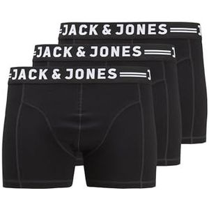 JACK & JONES Set van 3 herenondergoed, zwart, 5XL, zwart.