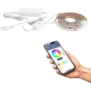 EGLO connect.z Stripe-Z Ledstrip, 8 m, Zigbee, app- en spraakbesturing, warm wit - koud, RGB, dimbaar, zelfklevend en op maat te snijden