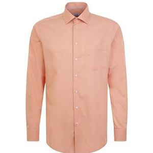 seidensticker Regular fit overhemd met lange mouwen voor heren, Rood, 48