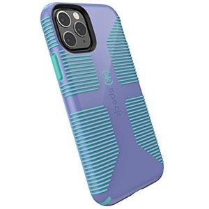 Speck CandyShell Grip beschermhoes voor iPhone 11 Pro, antislip, schokbestendig, duurzaam, robuust voor Apple mobiele telefoon, smartphone, violet/blauw