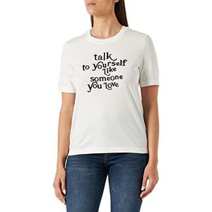 s.Oliver T-shirt manches courtes pour femme, Crème 02d1, 38