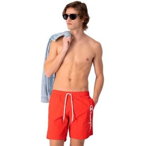 Champion Legacy Strandshorts Ac Logo zwembroek heren, Intense rood