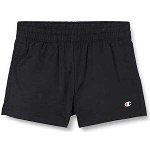 Champion Legacy American Classics Cotton Stretch Popeline Shorts voor meisjes en meisjes, zwart, 13-14 jaar, zwart.
