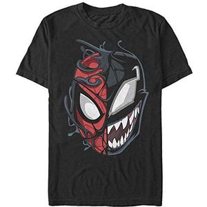 Marvel Peter Venom Organic T-shirt, korte mouwen, zwart, M, SCHWARZ