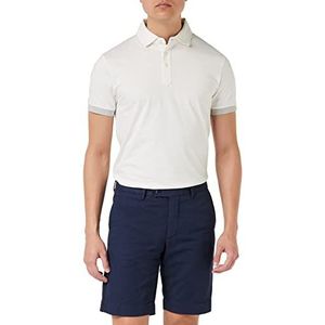 Hackett London Linen Texture Shorts voor heren, Navy Blazer