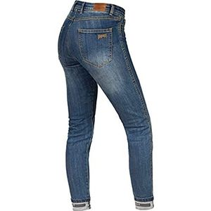 Broger California Lady Washed Blue Motorcycle Jeans D36/30, Washed Blue