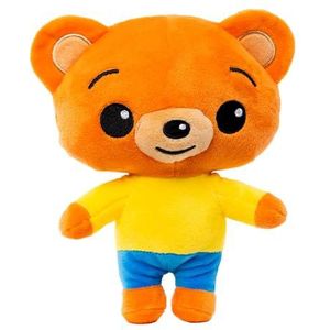 BANDAI Clown Plim Plim, muziekknuffel Bam Bam 20 cm, meerkleurig model PL85024, speelgoed met zinnen uit de serie en verheugt kinderen