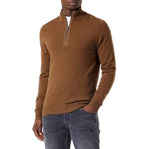 s.Oliver Heren sweatshirt, bruin, S, Bruin