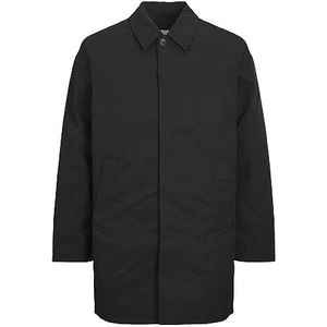JACK & JONES Jjecrease Mac Coat Noos korte jas voor heren, zwart.