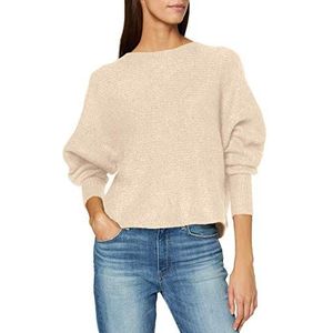 ONLY Onldaniella L/S Pullover Knt Noos dames Trui, Ecru/Detail: melange, M