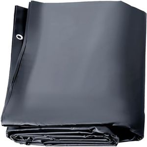 VEVOR Rechthoekig zwembadzeil, 4 x 7 m, pvc, houtskool, waterdicht, rechthoekig, vuilafstotend, voor zwembad