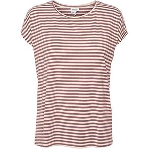 VERO MODA Vmava Plain Ss Top Stripe Ga JRS Noos T-shirt pour femme