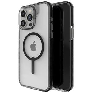 ZAGG Santa Cruz Snap Case voor iPhone 15 Pro Max - MagSafe-telefoonhoes, valbescherming (4 m), duurzaam, vergeelt en krasbestendig, zwart