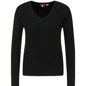NALLY Pull tricoté pour femme, Noir, XL-XXL