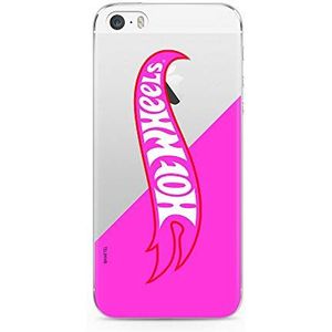 Originele Hot Wheels licentiehoes voor iPhone 5 / 5S / SE (100% passend en past op de vorm van uw smartphone). Transparante siliconen hoes