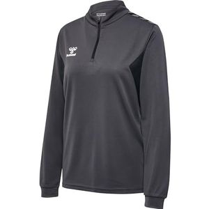 hummel Hmlauthentic Sweatshirt met halve ritssluiting voor dames