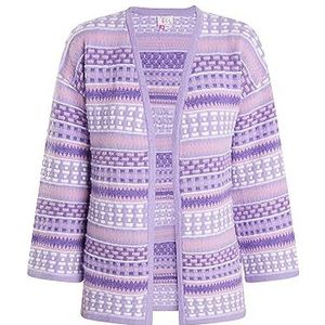ALARY Cardigan pour femme, Lilas, multicolore, XS-S