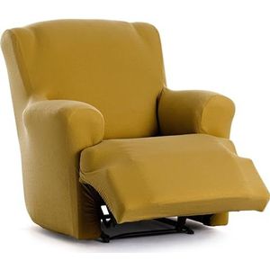 ECOMMERC3 Stoelhoes voor poten, ontspanningsset, bi-elastisch, eendelig, bankovertrek, set voor zitbank, ontspanning, mosterdkleur, pasvorm, bevestigingsschuim