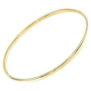 Lucchetta - Armband van geelgoud 9 karaat - 20 cm - gouden sieraden voor dames en meisjes - certificaat gemaakt in Italië, één maat, geelgoud, Geelgoud