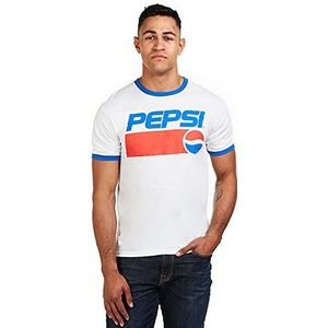 Pepsi 1991 T-shirt voor heren, wit (wit/Royal Wry)
