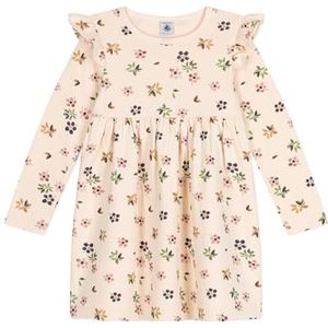 Petit Bateau A0BFD Meisjesjurk met lange mouwen, Lawine/Multico