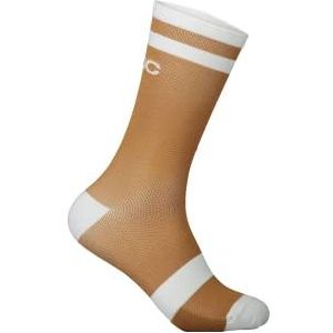 POC Lure Mtb Lange sokken, uniseks, Aragoniet Bruin/Hydrogen Wit