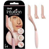 Wilkinson Sword - Intuiton Dermaglow - Scheerapparaat voor dames - Verpakking met 1 handvat en 3 mesjes
