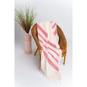 Questo Casa Turkse handdoek, 100% katoen, pestemal, strand- en badhanddoek, licht, zacht en absorberend, 90 x 180 cm