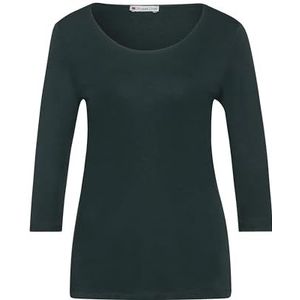 Effen kleur T-shirt, dennengroen, 44, Fir Groen