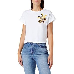 United Colors of Benetton 3eerd105z T-shirt voor dames (1 stuk), Wit 901