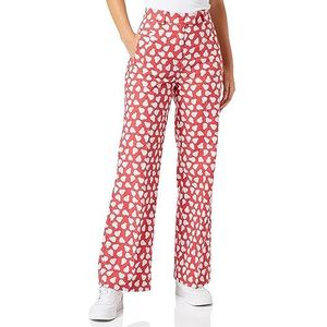 United Colors of Benetton Pantalon Femme, Rouge fantaisie rose 74 A, 40