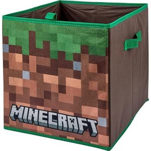 HOX Minecraft Opvouwbare opbergdoos van stof met handgrepen voor kinderen