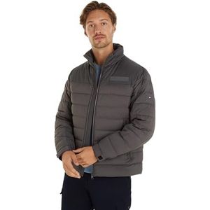 Tommy Hilfiger Mid New York Puffer Herendekbedjas, Dark Ash