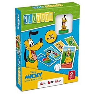 ASS 2252244 Disney Mickey & Friends Mixtett kaartspel met Pluto figuur