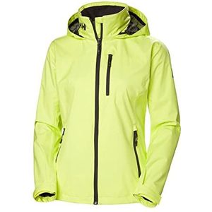 Helly Hansen Crew Hooded Midlayer Fleece Lined Waterproof Regenjas Dames