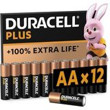 Duracell Plus Alkaline AA batterijen - 12 stuks