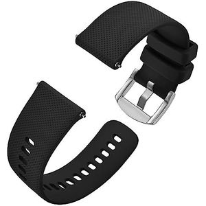 Anbeer Siliconen horlogeband met snelsluiting voor dames en heren, bandbreedte 16 mm, 18 mm, 20 mm, 22 mm, 24 mm, 22 mm, 22 mm
