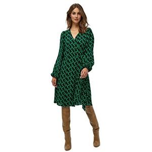Peppercorn Portemonnee jurk Lou dameswikkeljurk (1 stuk), Groen (3205p Bright Green Print)
