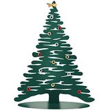 Alessi Bark for Christmas BM06 / 70 g - kerstdecoratie, kleurrijk staal met epoxyhars, groen met porseleinen magneten