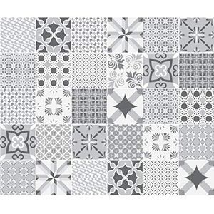 30 muurstickers keuken – muurstickers – cementtegels zelfklevende muurstickers – voor badkamer 10 x 10 cm – 30 stuks cementtegels zelfklevend