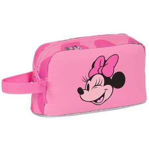 Safta Minnie Mouse Loving ontbijthouder, thermische ontbijthouder, kwaliteit en maximale sterkte, maaltijdhouder, 21,5 x 6,5 x 12 cm, kleur: roze, roze, esthetisch, casual, Roze, Casual