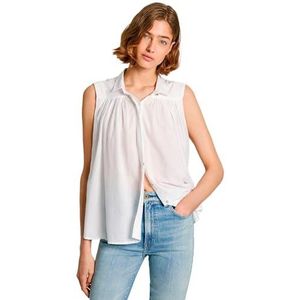 Pepe Jeans Mina T-shirt pour femme, Blanc (Mousse White), XS