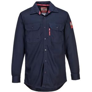 Portwest Bizflame overhemd 88/12 FR - kleur: marineblauw - maat 4XL - FR89NAR4XL