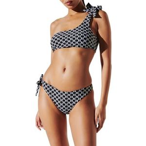 Karl Lagerfeld B.V Monogram TIE Rio Bottom, Karl Lagerfeld Monogram Noir/Blanc, L