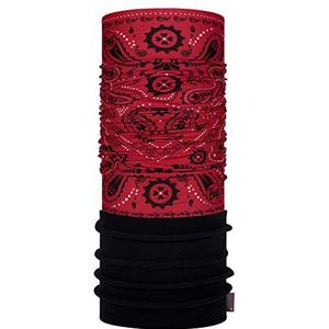 Buff Unisex fleece buisvormige bandana rood