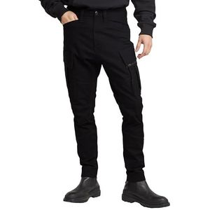 G-STAR RAW Pantalon cargo slim 2.0 zippé 3D pour homme, Noir (Dk Black D24307-d504-6484), 32W / 34L