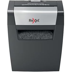 Rexel 2104569EU Momentum X406 - P4-veiligheids papiervernietiger, capaciteit 6 vellen, 15 liter uitneembare opvangbak