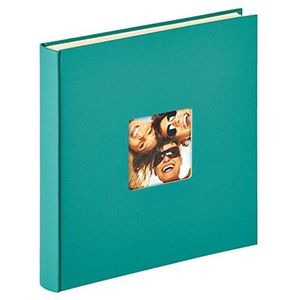 walther design fotoalbum petrol groen 33 x 34 cm zelfklevend album met omslaguitsparing, Fun SK-110-K