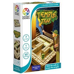 Temple Trap Smart Games, educatief spel voor kinderen, gezelschapsspel voor kinderen, speelgoed voor kinderen, smartgames, puzzelspeelgoed voor kleine kinderen