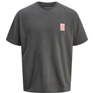 JACK & JONES Jcointerlude Patch Tee Ss Crew Neck Jcointerlude Patch Tee Ss Crew Neck Heren (1 stuk), grijs., XL